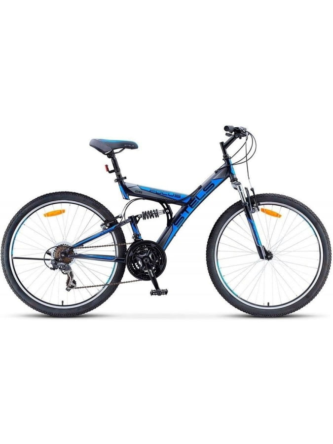 Велосипед Stels Focus 26' V 18 sp V030 Темно-синий/Синий (LU086305)