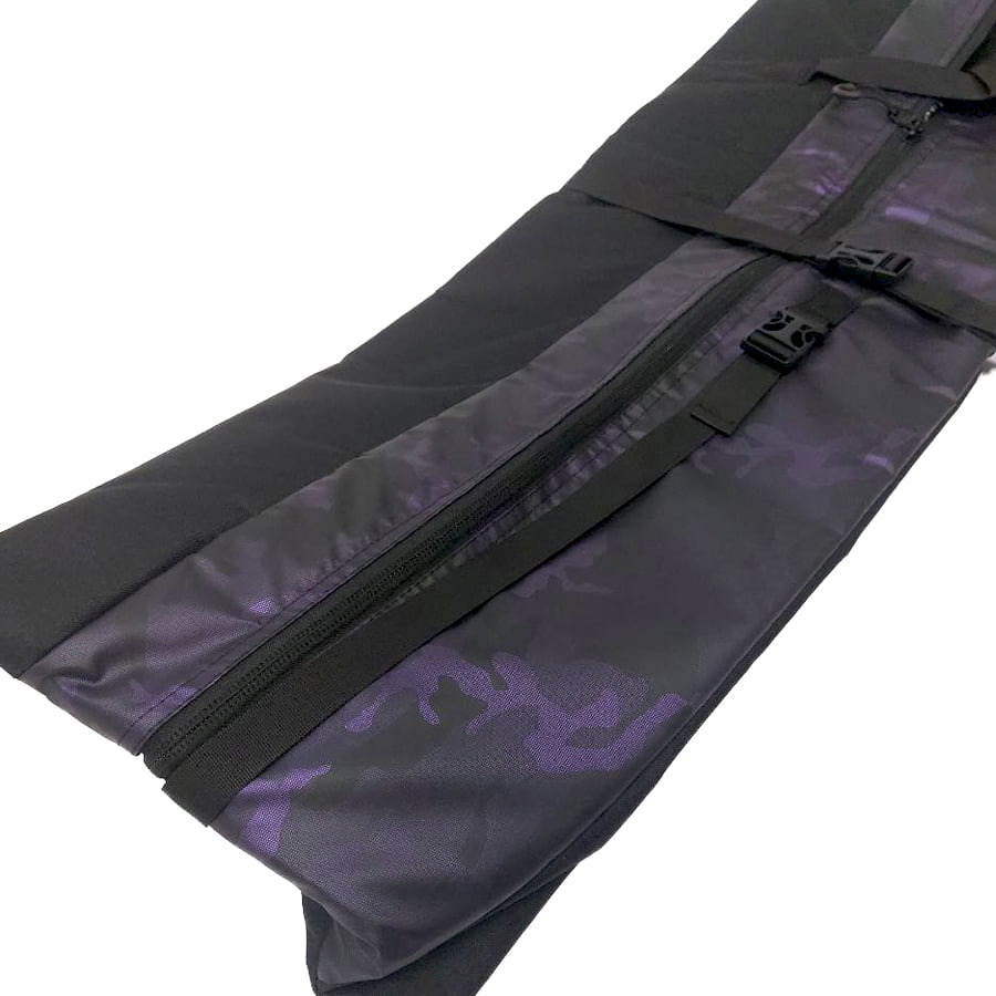 Чехол д/лыж PROTECT, 165-185х21х12 см, фиолетовый принт
