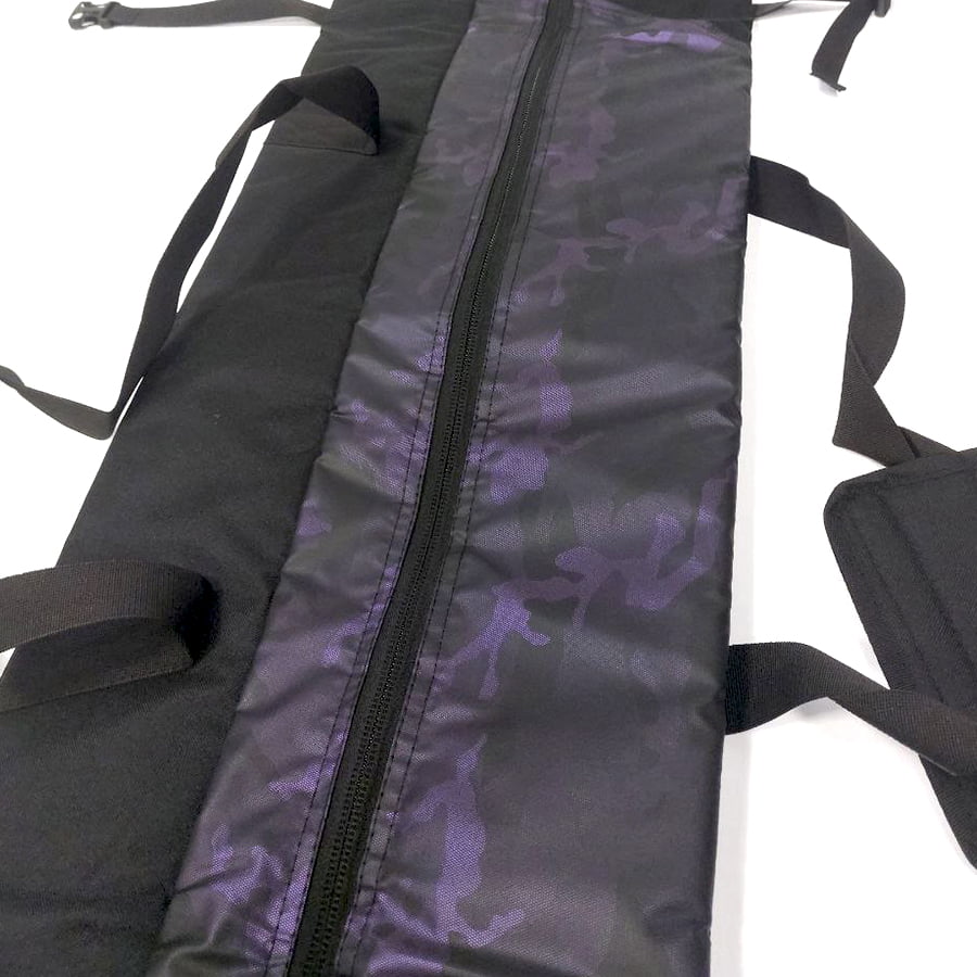Чехол д/лыж PROTECT, 145-165х21х12 см, фиолетовый принт