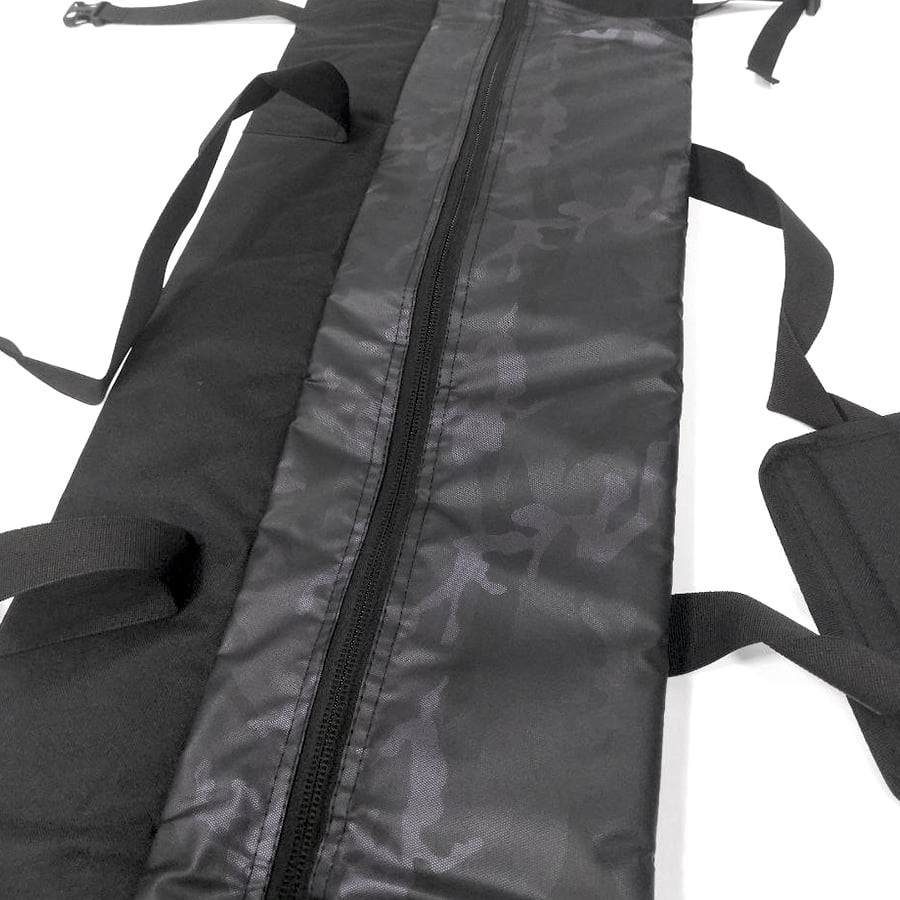 Чехол д/лыж PROTECT, 145-165х21х12 см, серый принт